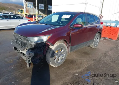 2017 Honda Cr-V Ex-L/Ex-L Navi из США, поврежденный, VIN 2HKRW2H80HH621605